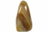 Free-Standing, Polished Brown Calcite #198816-1